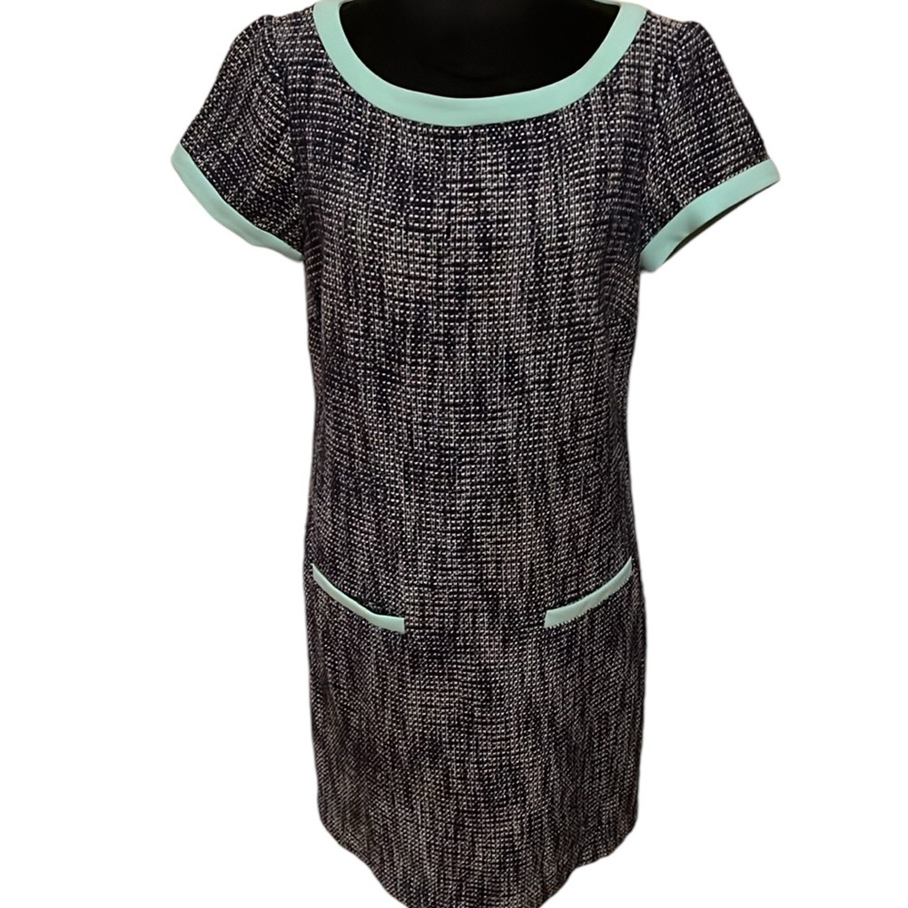 Sail to Sable blue & green short dress.